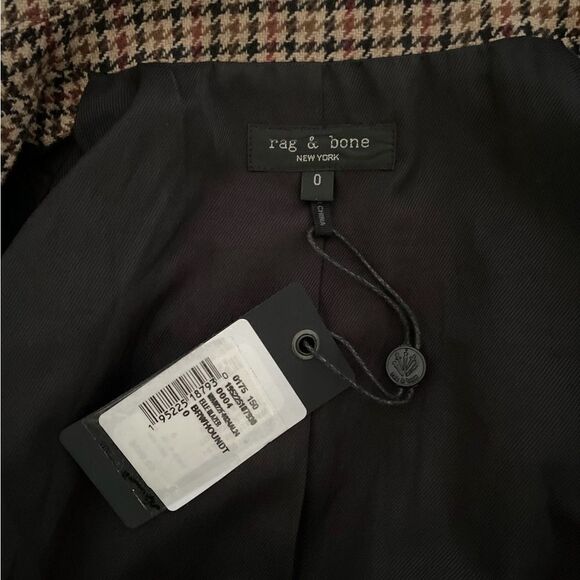 rag & bone Elle Houndstooth Blazer size 0 - Picture 14 of 14